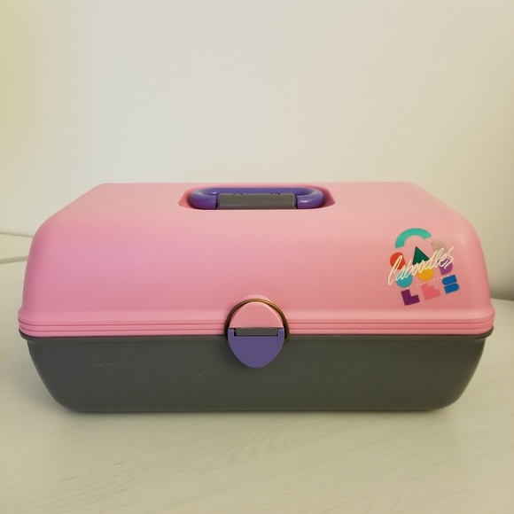 Caboodles Handbags - Caboodles Large Makeup Storage Vintage 90s Pink